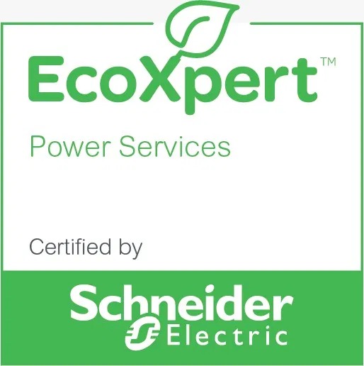 Selo EcoXpert Power Services — Certified by Schneider Electric